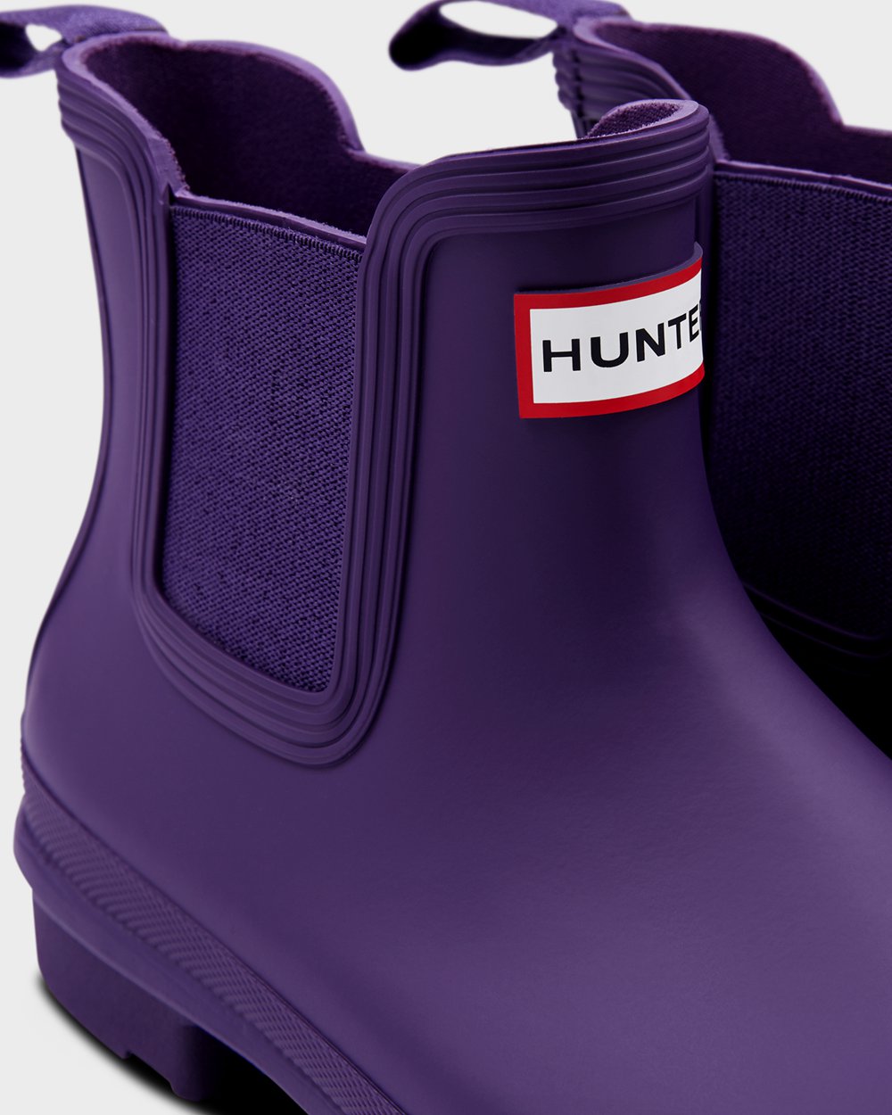 Womens Hunter Chelsea Boots Blue Purple - Original - 1407526-HF